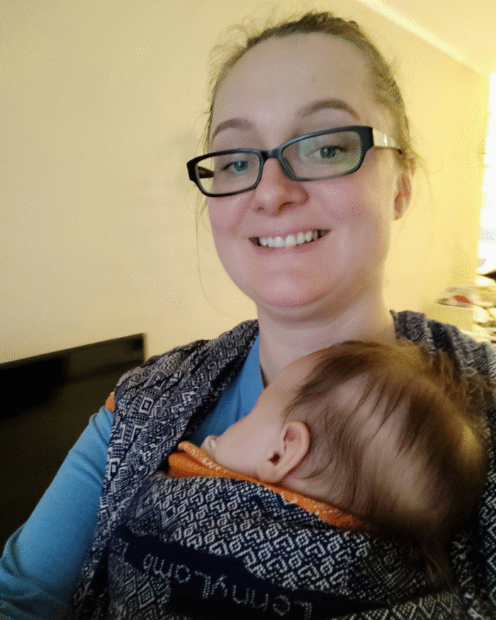 chustonoszenie Siedlce spanie na rękach