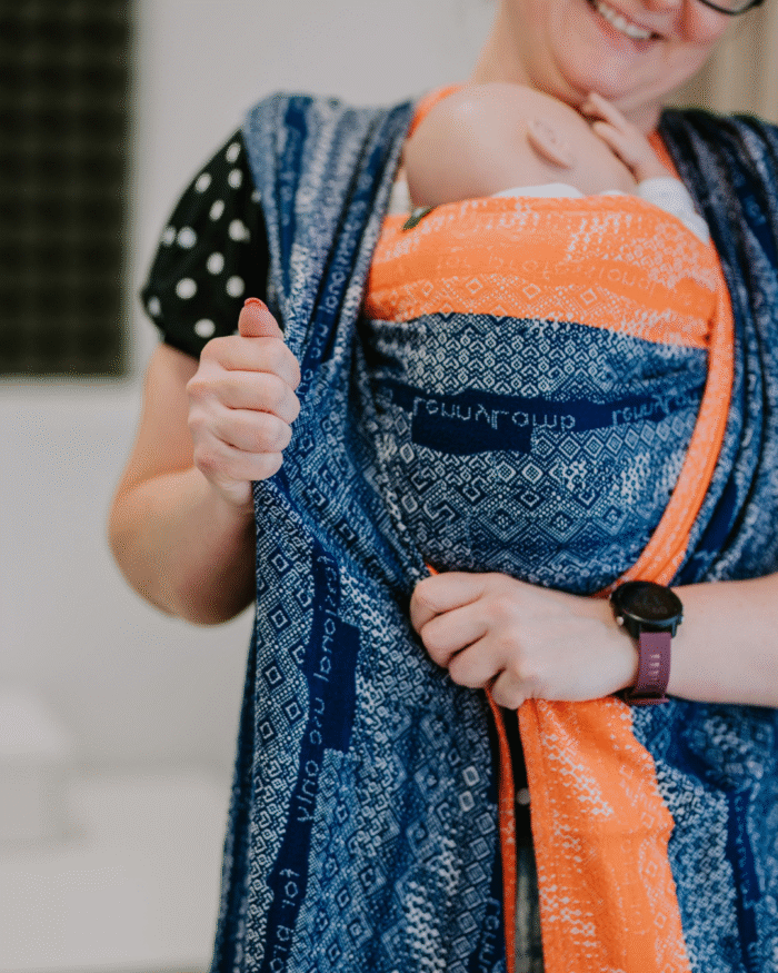 noszenie dziecka chusta